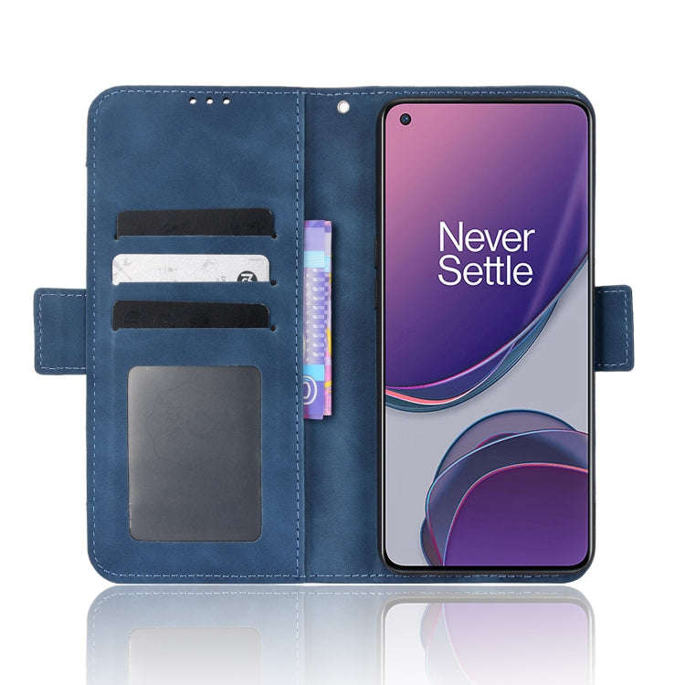 For OnePlus Nord N20 5G Skin Feel Calf Texture Card Slots Leather Phone Case(Blue)
