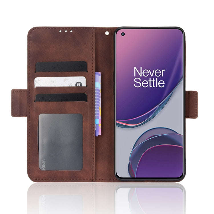 For OnePlus Nord N20 5G Skin Feel Calf Texture Card Slots Leather Phone Case(Brown)