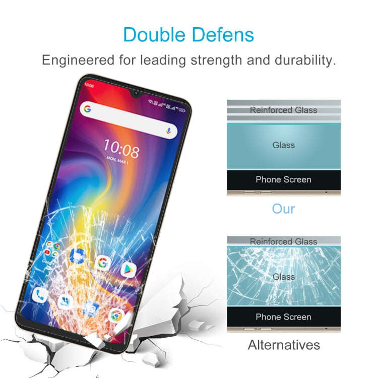 For UMIDIGI G1 Max 10 PCS 0.26mm 9H 2.5D Tempered Glass Film