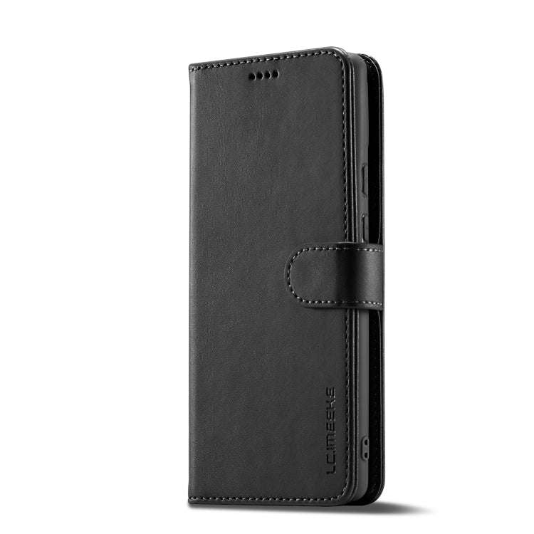 For Google Pixel 7 LC.IMEEKE Calf Texture Horizontal Flip Leather Case(Black)