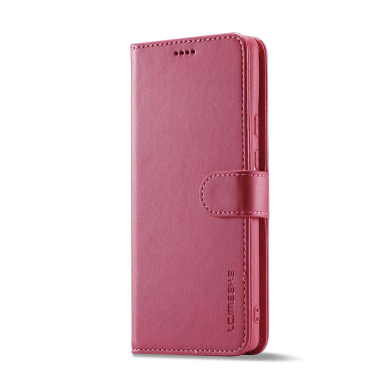 For Google Pixel 7 Pro LC.IMEEKE Calf Texture Horizontal Flip Leather Case(Red)