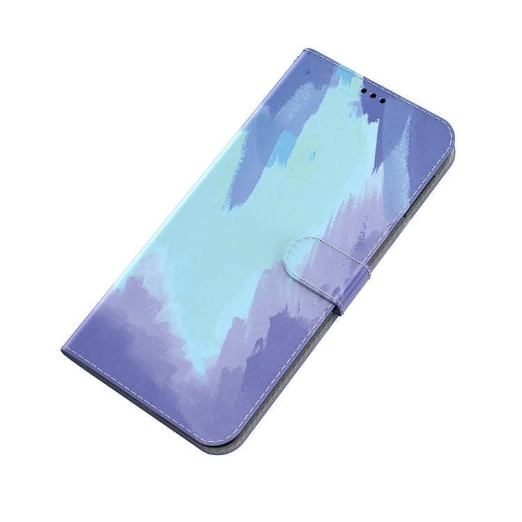 For Infinix Hot 12 Pro Watercolor Pattern Flip Leather Phone Case(Winter Snow)