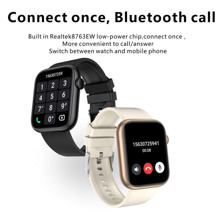 QX7 1.85 inch TFT Screen Smart Watch, Support Bluetooth Call / Hearth Monitoring / 100+ Sports Mo...