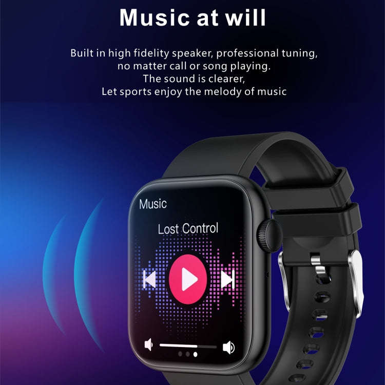 QX7 1.85 inch TFT Screen Smart Watch, Support Bluetooth Call / Hearth Monitoring / 100+ Sports Mo...