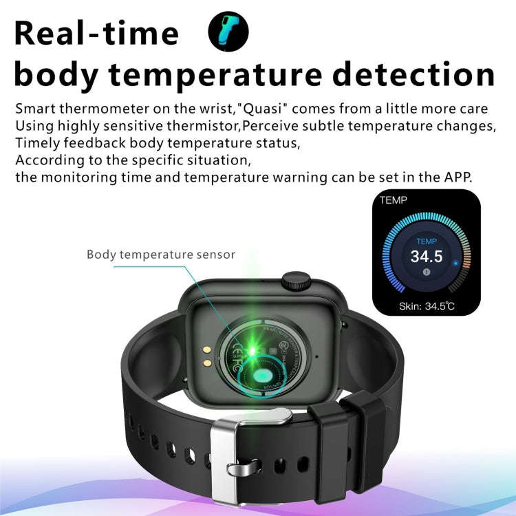 QX7 1.85 inch TFT Screen Smart Watch, Support Bluetooth Call / Hearth Monitoring / 100+ Sports Mo...