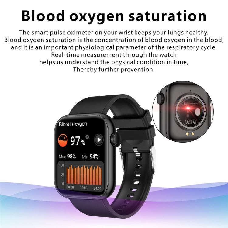QX7 1.85 inch TFT Screen Smart Watch, Support Bluetooth Call / Hearth Monitoring / 100+ Sports Mo...
