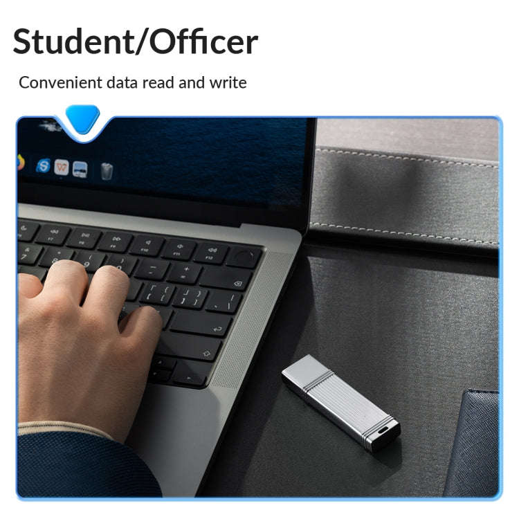 ORICO 32GB USB-A USB3.2 Gen1 USB Flash Drive, Read 260MB/s, Write 50MB/s (Silver)