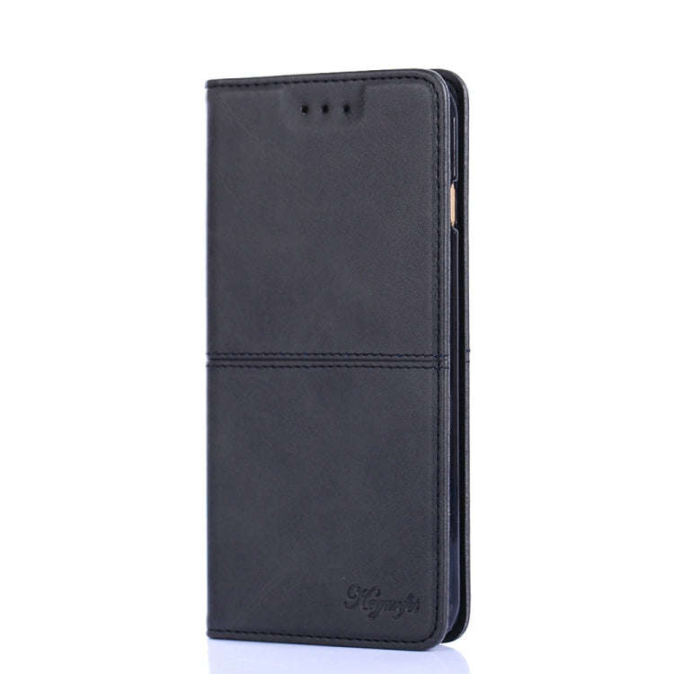 For OnePlus Nord N20 SE 4G Cow Texture Magnetic Leather Phone Case(Black)