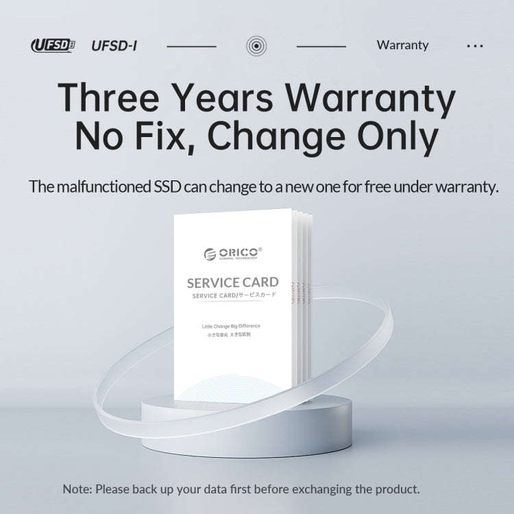ORICO UFS Flash Drive, Read: 411MB/s, Write: 353MB/s, Memory:64GB, Port:Type-C(Silver)