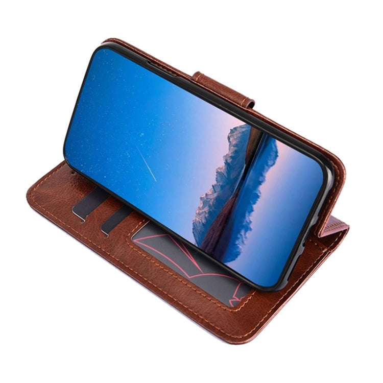For OnePlus Nord N20 SE 4G Crystal Texture Flip Leather Phone Case(Red)