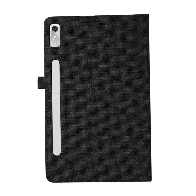 For Lenovo Tab P11 Pro Fabric Leather Tablet Case(Black)