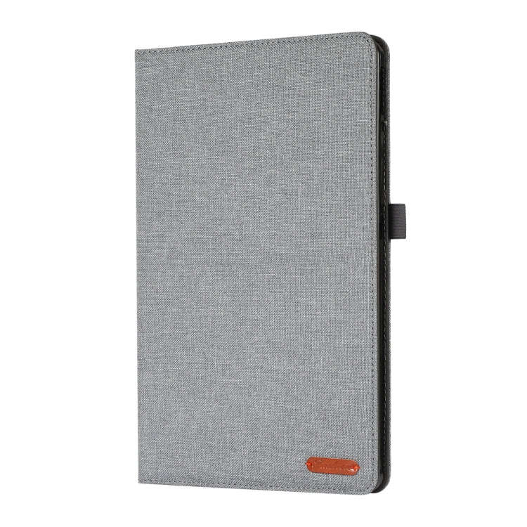 For Lenovo Tab P11 Pro Fabric Leather Tablet Case(Grey)