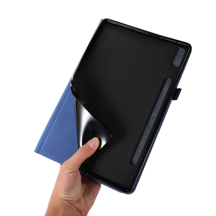 For Lenovo Tab P11 Pro Fabric Leather Tablet Case(Grey)