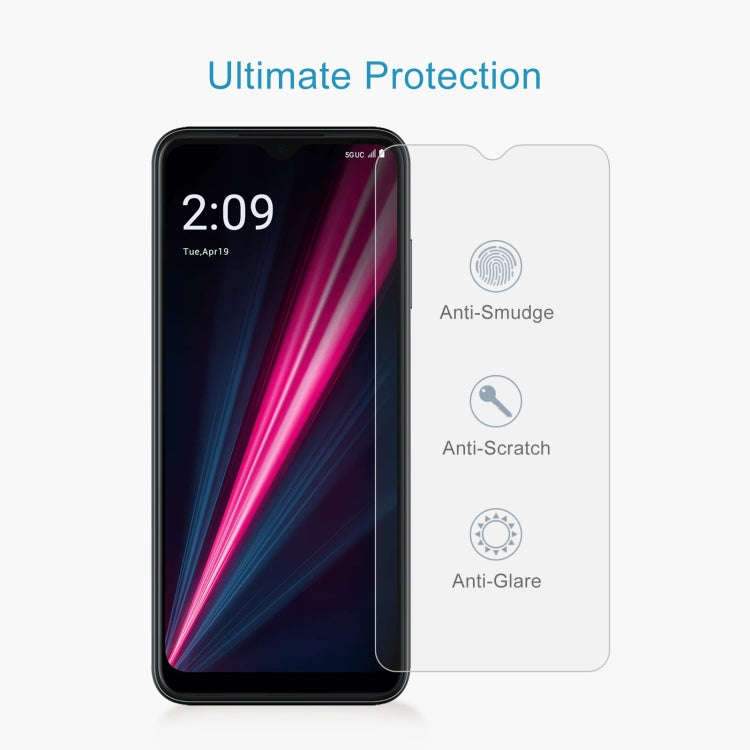 For T-Mobile T Phone Pro 5G 50pcs 0.26mm 9H 2.5D Tempered Glass Film