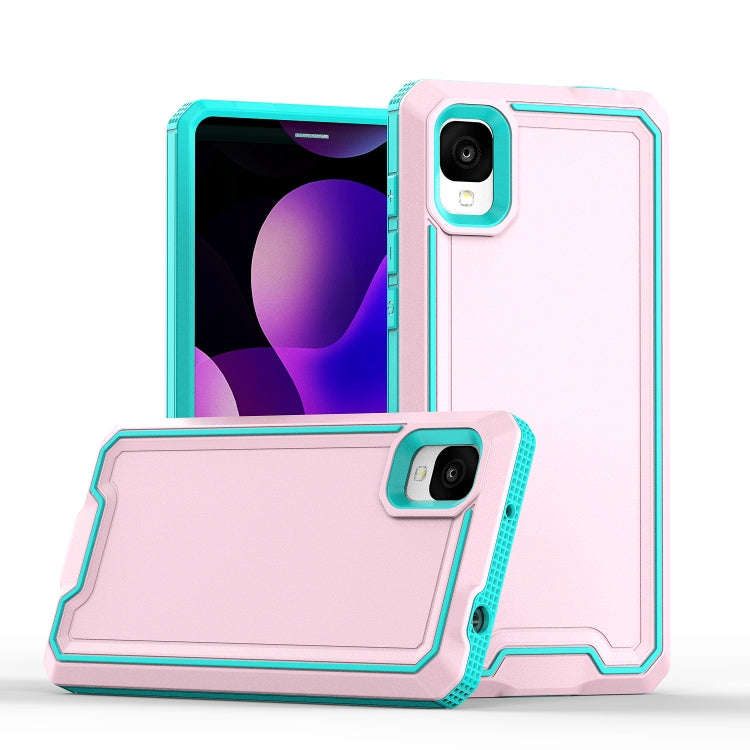 For TCL ION z Armour Two-color TPU + PC Phone Case(Pink+Blue)