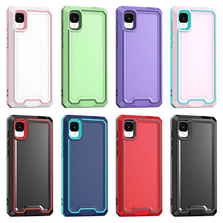 For TCL ION z Armour Two-color TPU + PC Phone Case(Blue+Sky Blue)