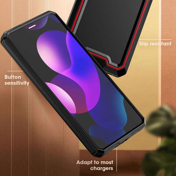For TCL ION z Armour Two-color TPU + PC Phone Case(Blue+Sky Blue)