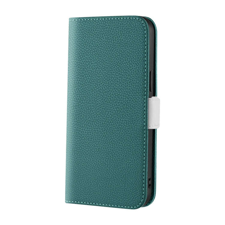 For Google Pixel 7 Candy Color Litchi Texture Leather Phone Case(Dark Green)