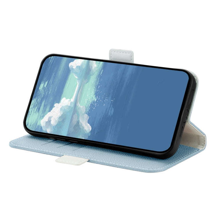 For Google Pixel 7 Candy Color Litchi Texture Leather Phone Case(Light Blue)