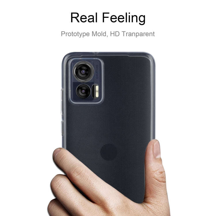For Motorola Edge 30 Lite Ultra-thin Transparent TPU Phone Case