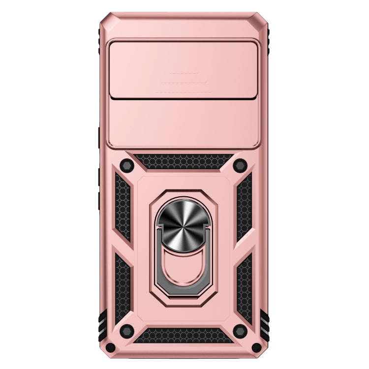 For Google Pixel 7 Pro 5G Sliding Camshield Holder Phone Case(Rose Gold)