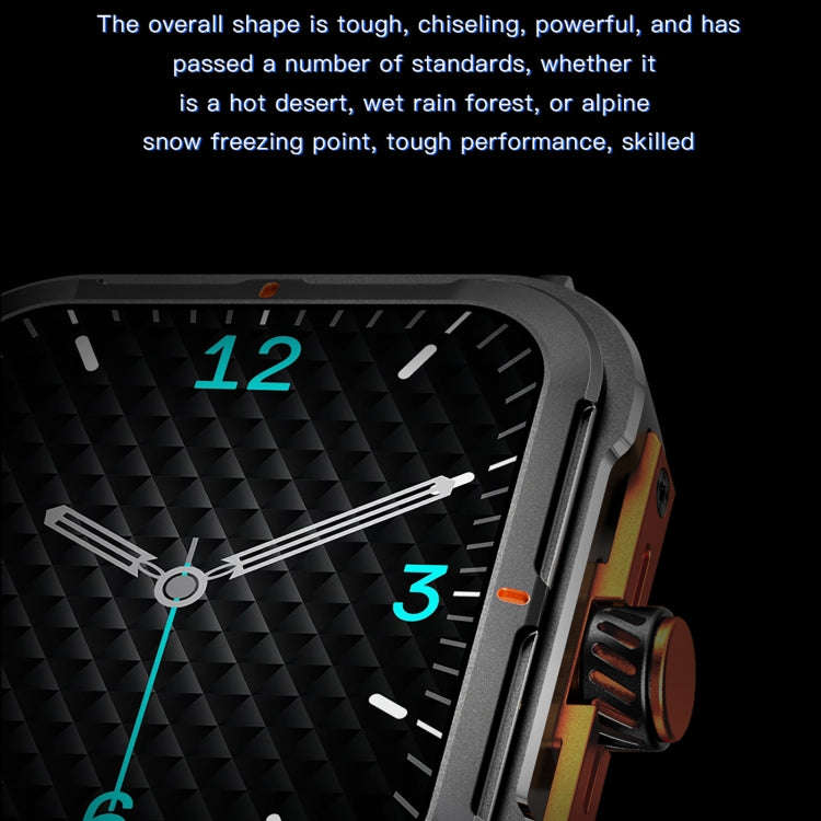 D09 1.9 inch TFT Square Screen Smart Watch Supports Blood Pressure Monitoring(Silver)