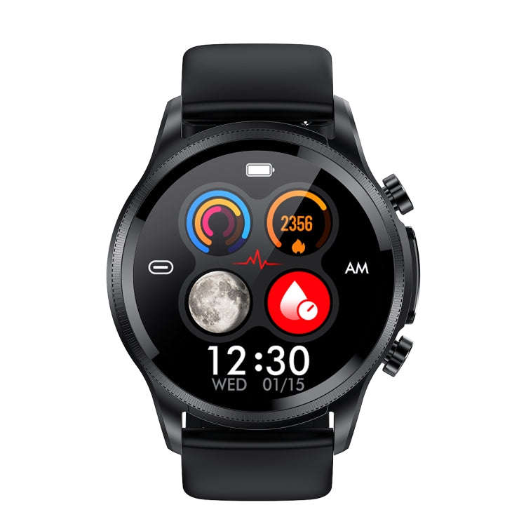 E400 1.39 inch HD Round Screen TPU Watch Strap Smart Watch Supports ECG Monitoring/Non-invasive B...