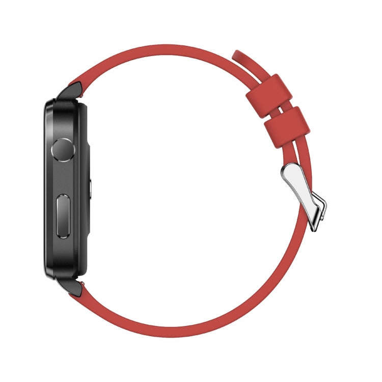 F100 1.7 inch HD Square Screen TPU Strap Smart Watch Supports Body Temperature Monitoring/Blood O...