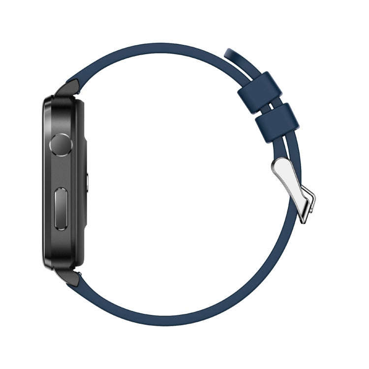 F100 1.7 inch HD Square Screen TPU Strap Smart Watch Supports Body Temperature Monitoring/Blood O...