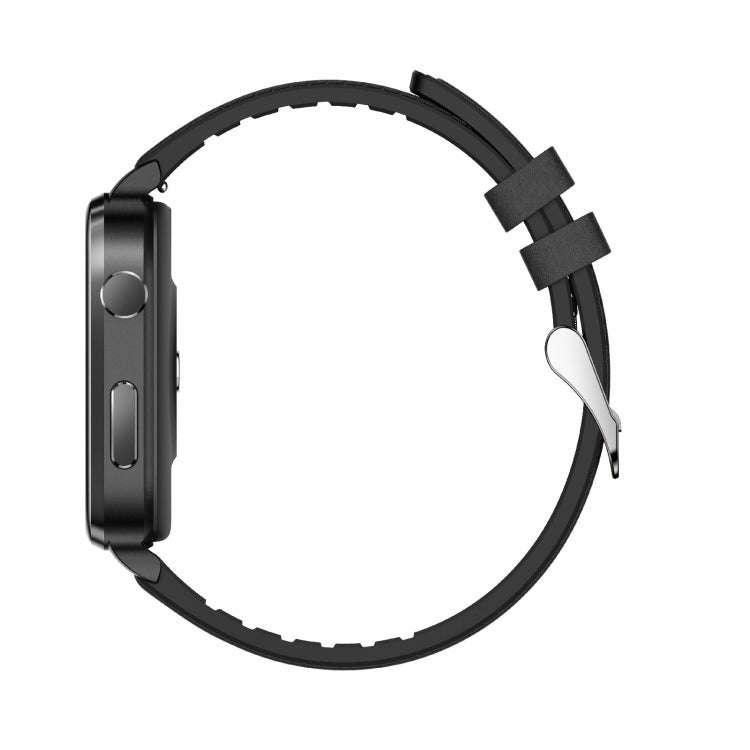 F100 1.7 inch HD Square Screen Leather Strap Smart Watch Supports Body Temperature Monitoring/Blo...
