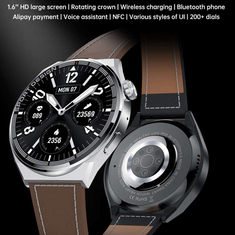 MD3MAX 1.39 inch Round Screen TPU Strap Smart Watch Supports Heart Rate Monitoring/Blood Oxygen M...