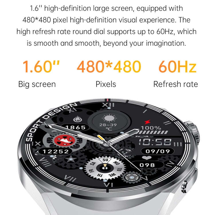 MD3MAX 1.39 inch Round Screen TPU Strap Smart Watch Supports Heart Rate Monitoring/Blood Oxygen M...