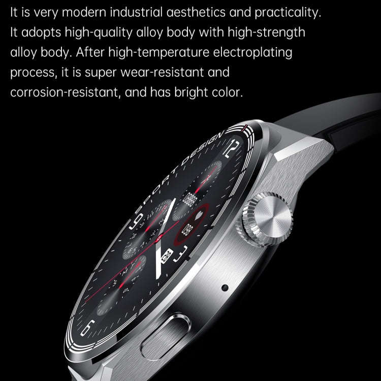MD3MAX 1.39 inch Round Screen TPU Strap Smart Watch Supports Heart Rate Monitoring/Blood Oxygen M...
