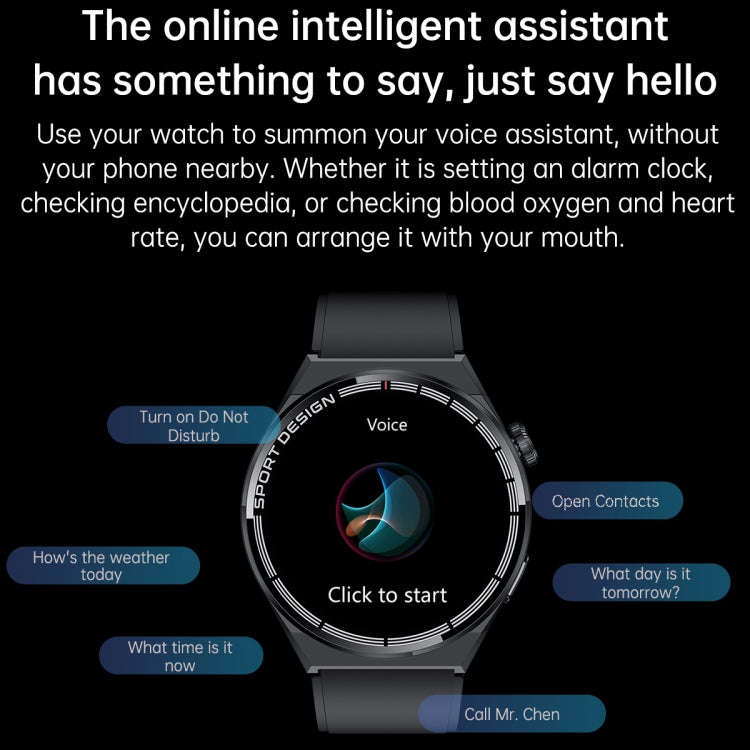 MD3MAX 1.39 inch Round Screen TPU Strap Smart Watch Supports Heart Rate Monitoring/Blood Oxygen M...