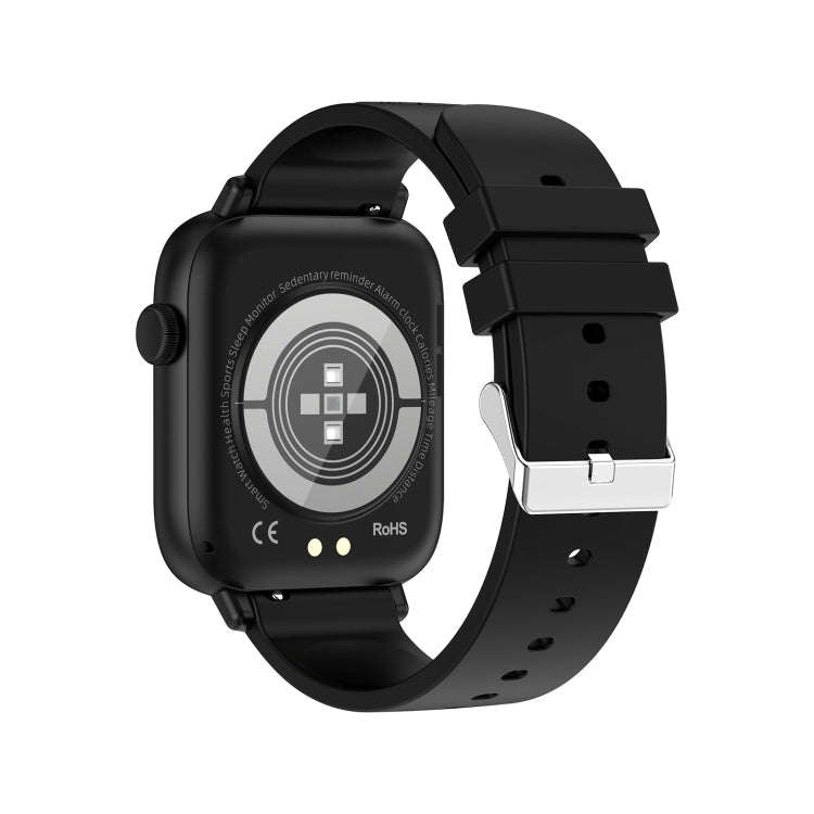 T49 1.9 inch HD Square Screen Smart Watch Supports Heart Rate Monitoring/Bluetooth Calling(Black)