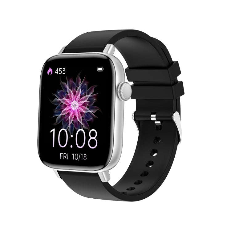 T49 1.9 inch HD Square Screen Smart Watch Supports Heart Rate Monitoring/Bluetooth Calling(Silver...