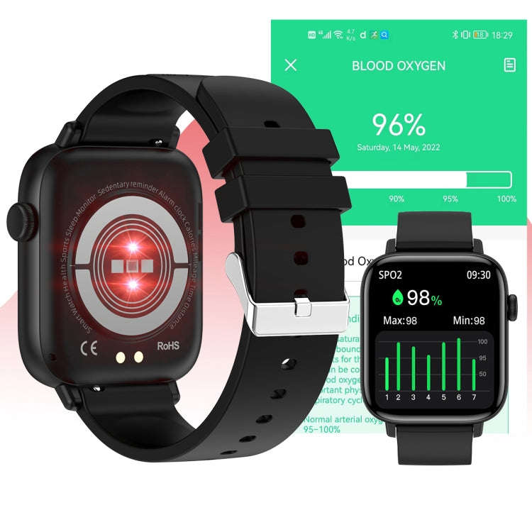 T49 1.9 inch HD Square Screen Smart Watch Supports Heart Rate Monitoring/Bluetooth Calling(Pink)
