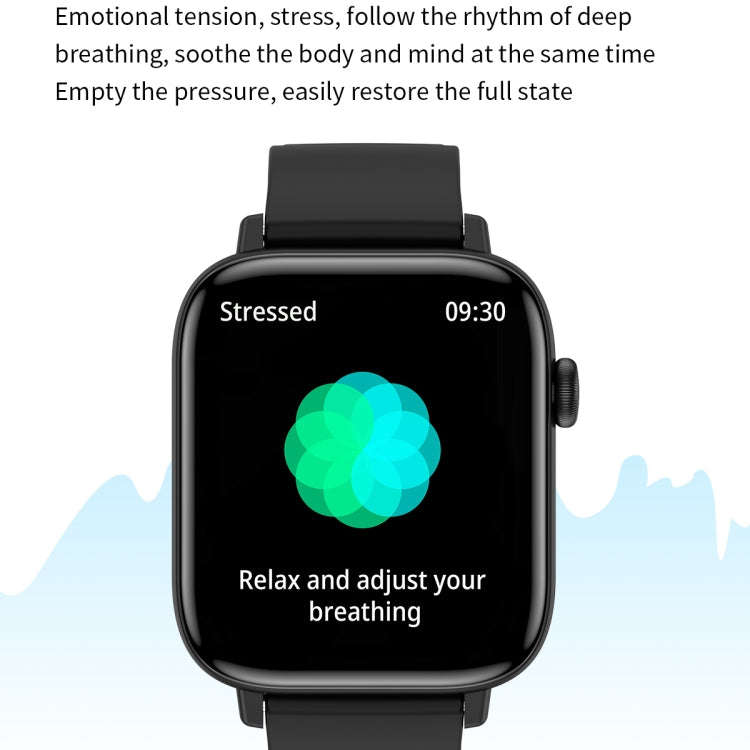 T49 1.9 inch HD Square Screen Smart Watch Supports Heart Rate Monitoring/Bluetooth Calling(Silver...