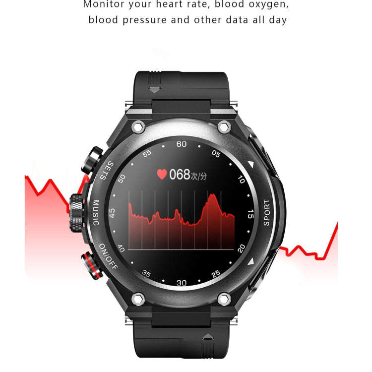 T92 1.28 inch IPS Touch Screen 2 in 1 Bluetooth Headset Smart Watch, Support Heart Rate Monitorin...