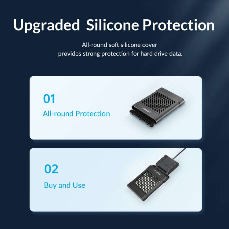 ORICO UTS1 Type-C / USB-C USB 3.0 2.5-inch SATA HDD Adapter, Cable Length:1m