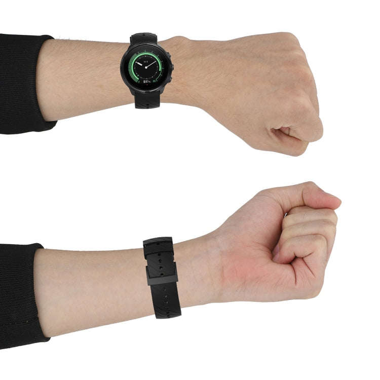 For Suunto 9 Lightning Silicone Watch Band(Midnight Blue)