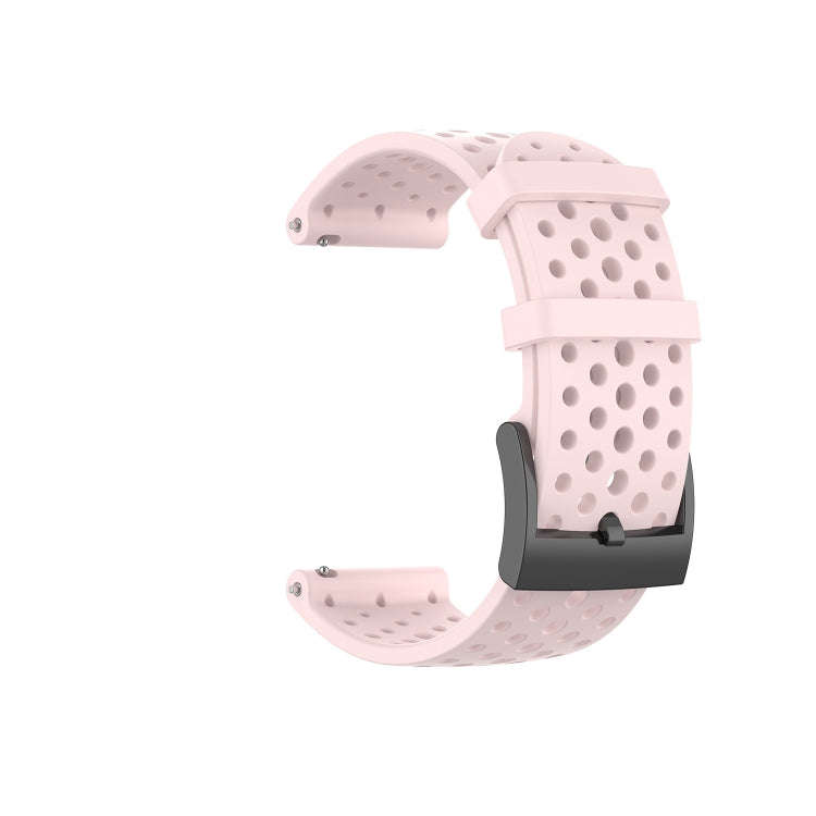 For Suunto 9 Breathable Silicone Watch Band, Exclude the Subject(Pink)