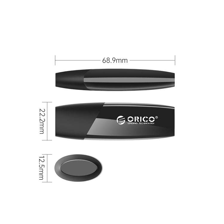 ORCIO USB2.0 U Disk Drive, Read: 10MB/s, Write: 3MB/s, Memory:8G(Black)
