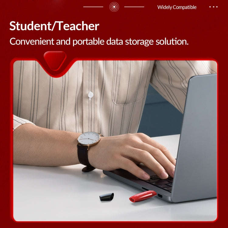 ORCIO USB2.0 U Disk Drive, Read: 10MB/s, Write: 3MB/s, Memory:8G(Red)