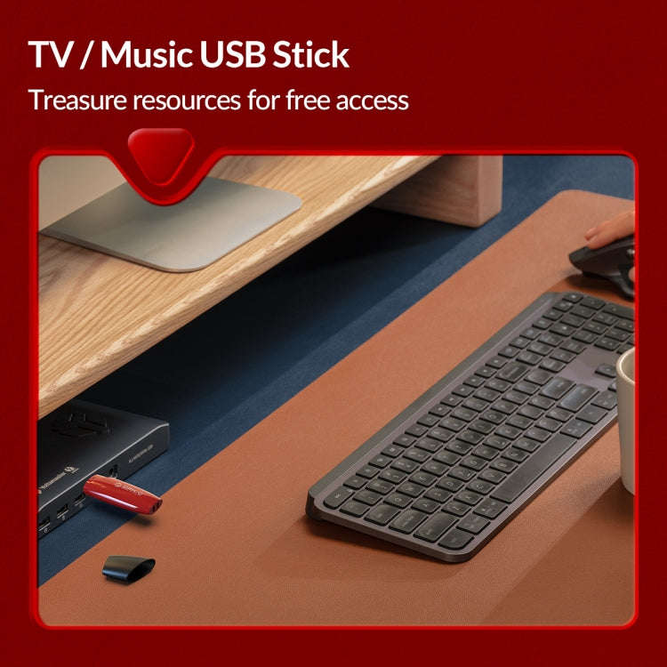 ORCIO USB2.0 U Disk Drive, Read: 10MB/s, Write: 3MB/s, Memory:8G(Red)