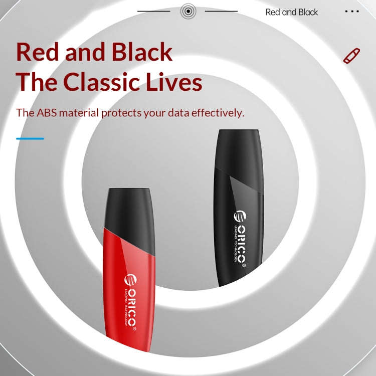 ORCIO USB3.0 U Disk Drive, Read: 100MB/s, Write: 15MB/s, Memory:32GB, Port:USB-A(Red)