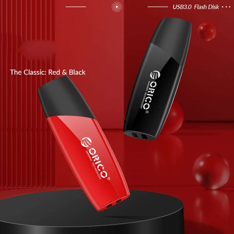 ORCIO USB3.0 U Disk Drive, Read: 100MB/s, Write: 15MB/s, Memory:32GB, Port:Type-C(Black)