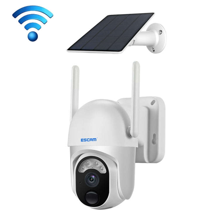 ESCAM QF103 3MP Cloud Storage PT WIFI PIR Alarm IP Camera with Solar Panel Battery Support Full C...