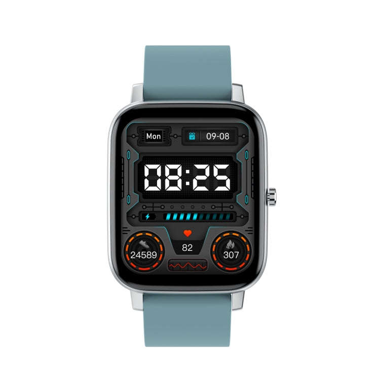Ochstin 5H80 1.69 inch Square Screen Silicone Strap Heart Rate Blood Oxygen Monitoring Bluetooth ...
