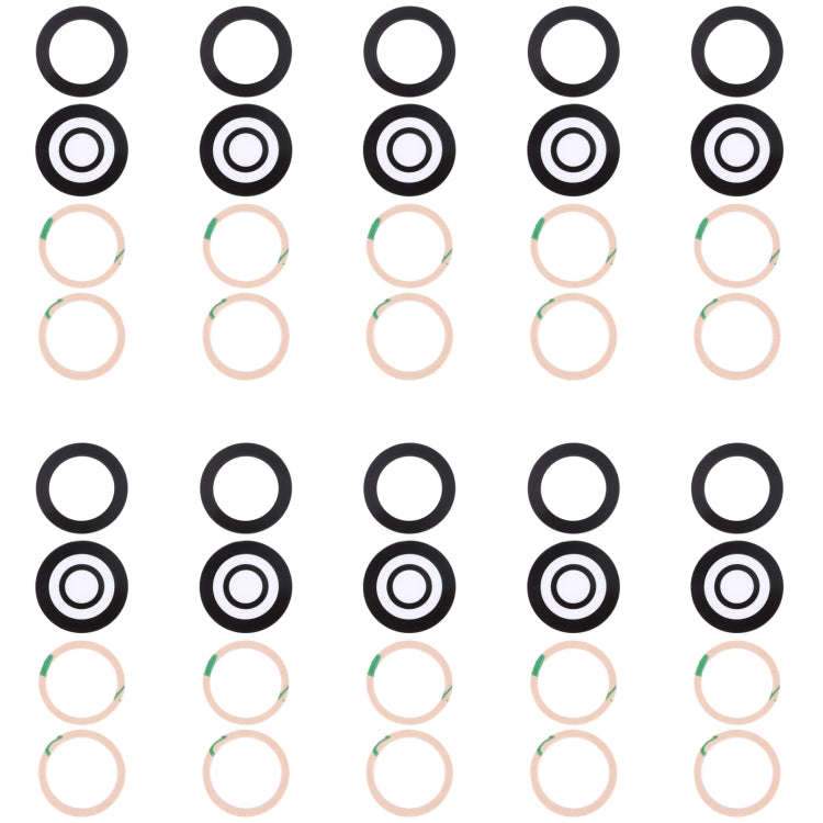 For OPPO Reno8 Pro China/Reno8 Pro 5G/Reno8 Pro+ 10 PCS Back Camera Lens